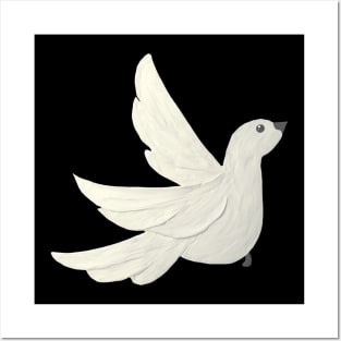 plasticine dove of peace and hope Posters and Art